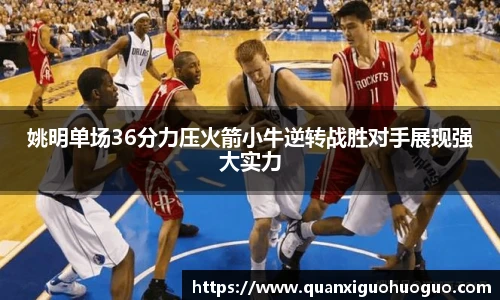 姚明单场36分力压火箭小牛逆转战胜对手展现强大实力